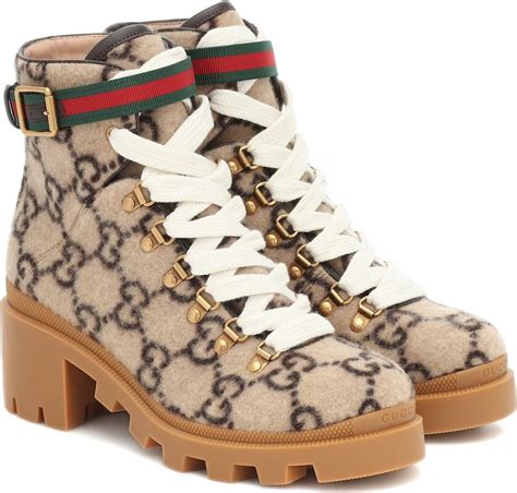 gg wool ankle boot gucci|gucci shoes for women.